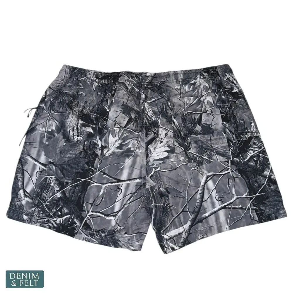 PacSun Grey Camo Swim Trunks‎ Men’s Medium 4.5” Inseam 15” Outseam NEW